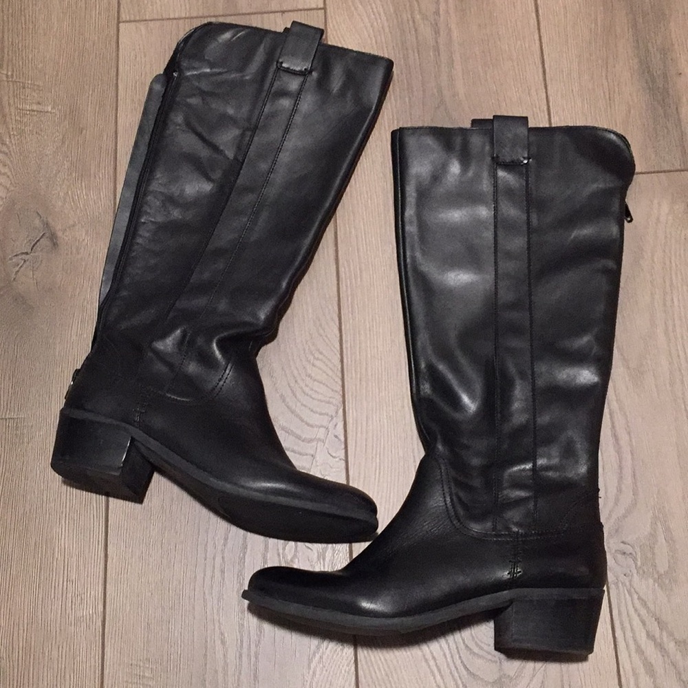 🖤Black Leather Riding Boots 🖤